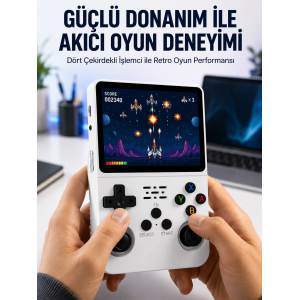 Retro El Konsolu 64 Gb – 15.000 Oyun, Geniş Platform Desteği, 3.5” Ips Ekran Yeni Nesil