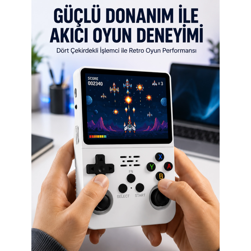 Retro El Konsolu 64 Gb – 15.000 Oyun, Geniş Platform Desteği, 3.5” Ips Ekran Yeni Nesil Retro El Konsolu 64 Gb – 15.000 Oyun, Geniş Platform Desteği, 3.5” Ips Ekran Yeni Nesil