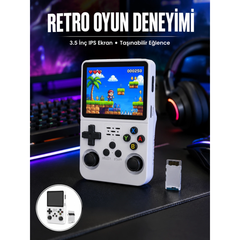 Retro El Konsolu – Gelişmiş Donanım Ve Özelleştirilebilir Yazılım Yapısı Yeni Nesil Retro El Konsolu – Gelişmiş Donanım Ve Özelleştirilebilir Yazılım Yapısı Yeni Nesil