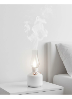 Retro Gaz Lambası Tasarımlı Usb Şarjlı Aroma Difüzörü 280 Ml Nano Mist Nemlendirici