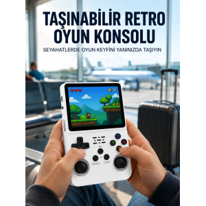 Retro Oyun Cihazı – Çift Microsd Desteği, Çoklu Platform Uyumu, 3200 Mah Batarya Yeni Nesil