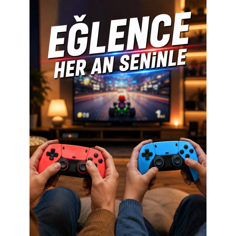 Retro Oyun Konsolu Hdmı Destekli Kablosuz Oyun Kolu İle Oyun Keyfi Retro Oyun Konsolu Hdmı Destekli Kablosuz Oyun Kolu İle Oyun Keyfi
