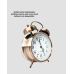 Retro Tarz Bronz Dekoratif Masa Saati Metal Gövde Yüksek Sesli Alarm Retro Tarz Bronz Dekoratif Masa Saati Metal Gövde Yüksek Sesli Alarm