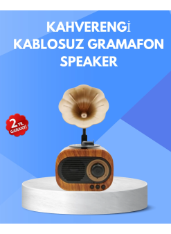 Retro Tasarımlı Mini Bluetooth Hoparlör Ve Fm Radyo Çoklu Medya