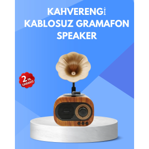 Retro Tasarımlı Mini Bluetooth Hoparlör Ve Fm Radyo Çoklu Medya