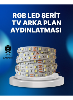 Rf Kumandalı Renk Değiştiren Tv Led Şerit 2mt