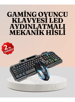 Rgb Aydınlatmalı  Klavye Mouse – Mekanik Hissiyat, Maksimum Kontrol