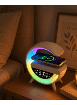 Rgb Işıklı Bluetooth Hoparlör Tf Kart Ve Fm Destekli Kablosuz Ses Sistemi
