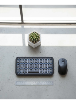 Rgb Işıklı Kablosuz Mini Klavye 10 Mm İnce Gövde