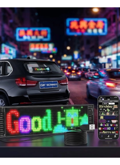 Rgb Kayan Yazı Led Panel Telefon Kontrollü Animasyonlu Akıllı Ekran