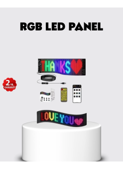 Rgb Led Panel – Usb Güç Girişli, Gıf Ve Yazı Gösterimli Akıllı Ekran