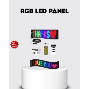 Rgb Led Panel – Usb Güç Girişli, Gıf Ve Yazı Gösterimli Akıllı Ekran
