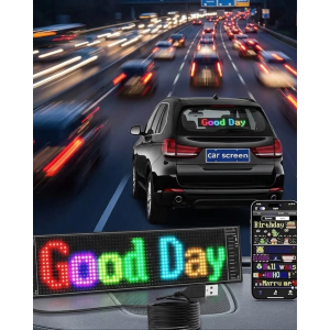 Rgb Led Yazı Paneli Telefon Kontrollü Kayan Yazı Animasyonlu Ekran