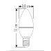 7W LED BUJİ AMPUL