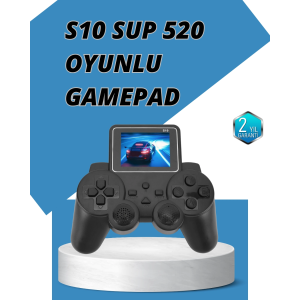 S10 Gamepad Hdmı Tv Bağlantılı 520 Klasik Retro Oyun 2025 Seri Orijinal