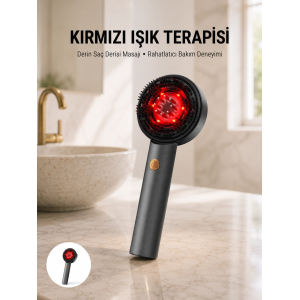 Saç Büyüme Destekleyici Elektrikli Masaj Tarak Yağ Aplikatörlü Yeni Nesil