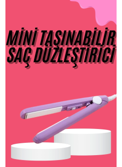 Saç Düzleştirici Pürüzsüz Parlaklık Seyahat Tipi Taşınabilir Seramik Kaplama
