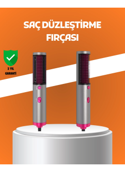 Saç Düzleştirme Ve Hacimlendirme Fonksiyonlu Fırça