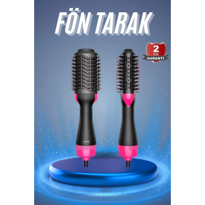 Saç Kurutma Makinesi Saç Düzleştirici Fön Tarak Isı Ayarlı Sıkı Dişli
