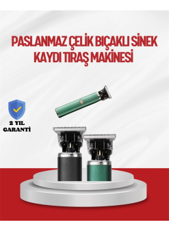 Saç Sakal Ense Paslanmaz Çelik T-bıçak Vücut Tıraş Makinesi