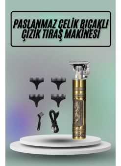 Saç Sakal Vücut Tıraş Makinesi Çizik Atma Makinesi Paslanmaz Çelik