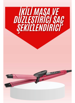 Saç Şekillendirici Düzleştirici Ve Maşa Özellikli Şekillendirici Seramik Kaplama