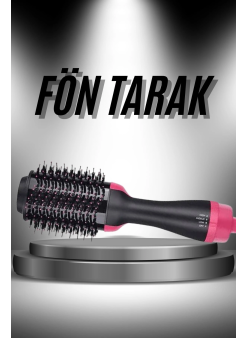 Saç Şekillendirici Ve Saç Düzleştirici Fön Tarağı Tarak Fırça 1200w Saç Kurutma