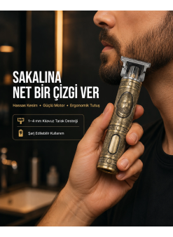 Saç Ve Sakal İçin Çok Fonksiyonlu Güçlü Kesme Makinesi