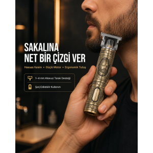 Saç Ve Sakal İçin Çok Fonksiyonlu Güçlü Kesme Makinesi