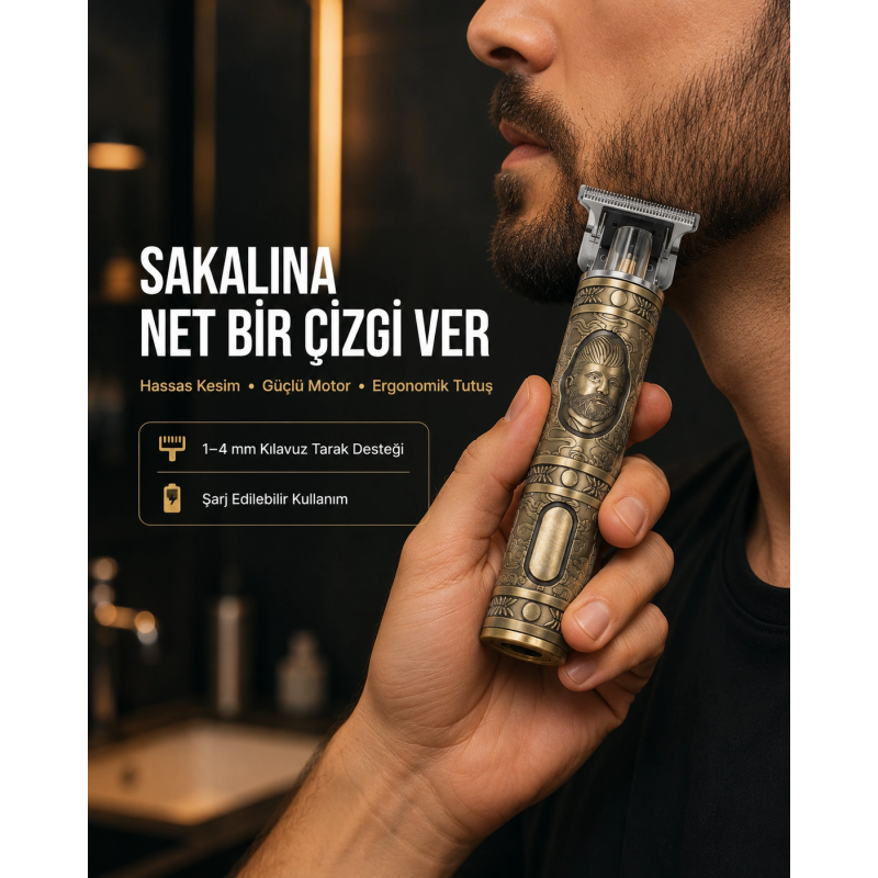 Saç Ve Sakal İçin Çok Fonksiyonlu Güçlü Kesme Makinesi Saç Ve Sakal İçin Çok Fonksiyonlu Güçlü Kesme Makinesi