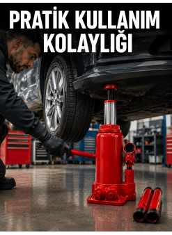 Sağlam Taban Yapılı Güvenilir Hidrolik Şişe Kriko