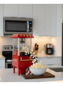 Sağlıklı Atıştırmalıklar İçin Yağsız Popcorn Makinesi