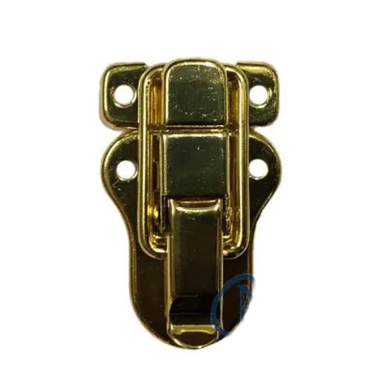 Sandık, Kutu Klipsi, Ön Kilidi - 48x30mm, Altın, 1 Adet Sandık, Kutu Klipsi, Ön Kilidi - 48x30mm, Altın, 1 Adet