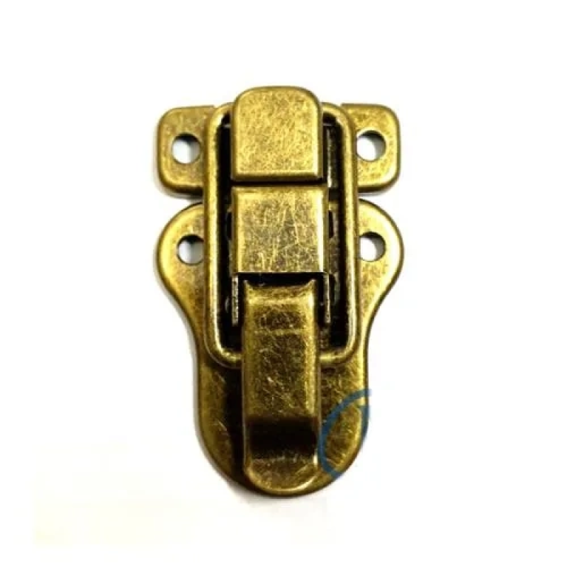 Sandık, Kutu Klipsi, Ön Kilidi - 48x30mm, Antik, 1 Adet Sandık, Kutu Klipsi, Ön Kilidi - 48x30mm, Antik, 1 Adet