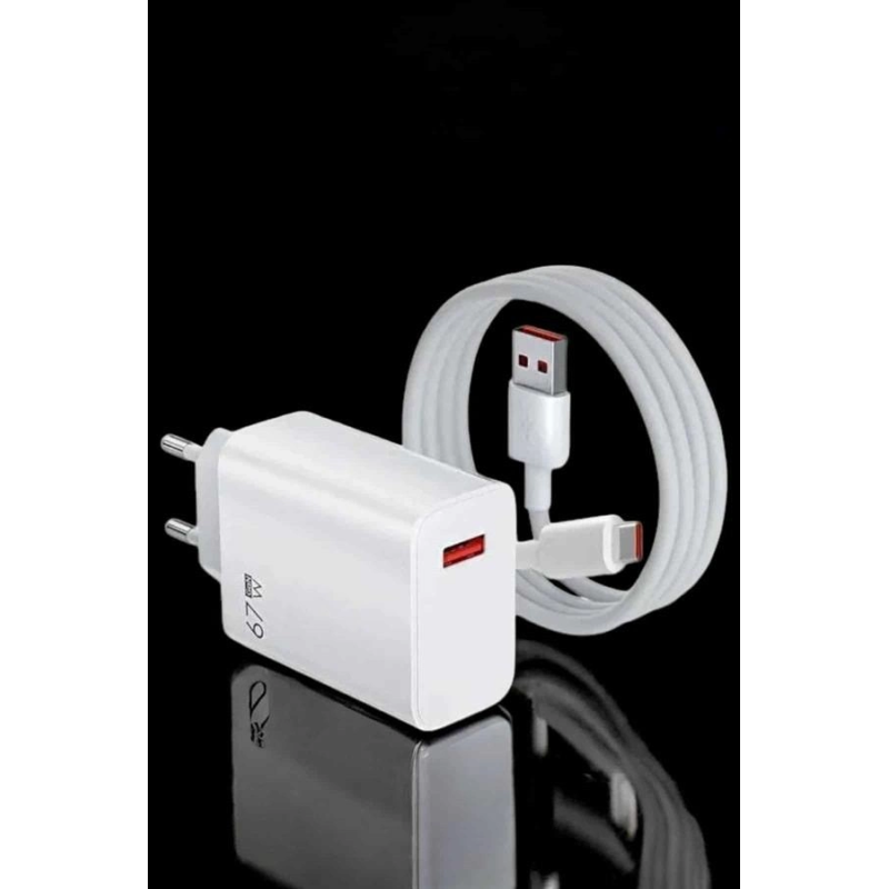 Şarj Aleti Turbo Hızlı 67w Type-c Hızlı Şarj