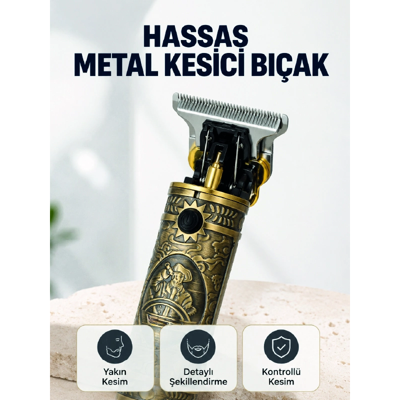 Şarj Edilebilir Saç Sakal Kesme Makinesi 300 Dakika Kullanım 3 Taraklı Şarj Edilebilir Saç Sakal Kesme Makinesi 300 Dakika Kullanım 3 Taraklı