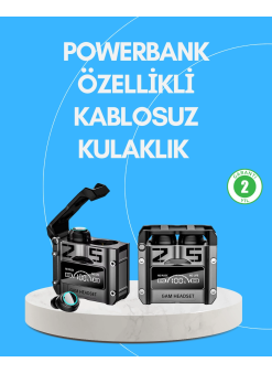 Şarj Kutulu Kablosuz Bluetooth Kulak İçi Spor Kulaklık