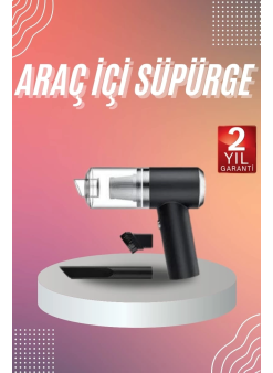 Şarjlı Çok Fonksiyonlu El Süpürgesi Mini Vakumlu Araç Süpürgesi