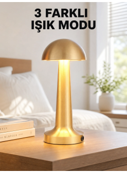 Şarjlı Dimmerli Led Masa Lambası – 4-8 Saat Aydınlatma Yeni Nesil