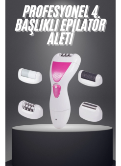 Şarjlı Epilasyon Cihazı Çok Başlıklı Ayak Bakımına Uygun Epilatör Aleti