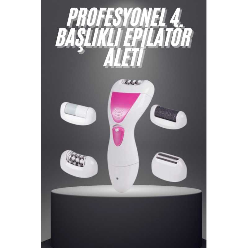 Şarjlı Epilasyon Cihazı Çok Başlıklı Ayak Bakımına Uygun Epilatör Aleti Şarjlı Epilasyon Cihazı Çok Başlıklı Ayak Bakımına Uygun Epilatör Aleti