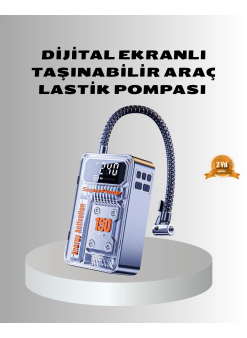 Şarjlı Kablosuz Hava Pompası – 150 Psı Basınç, Led Ekran Ve 6000mah Batarya