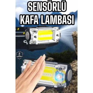 Şarjlı Kafa Feneri Suya Dayanıklı Ayarlanabilir Kamp Feneri