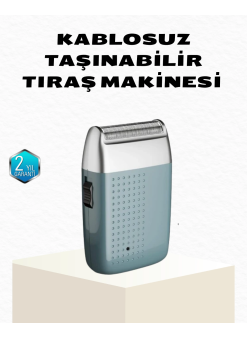 Şarjlı Kuru Kullanım Tıraş Makinesi – Kablosuz, Taşınabilir