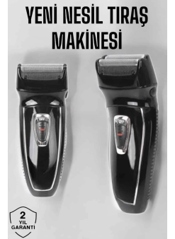 Şarjlı Paslanmaz Çelik Bıçaklı Ve Kablosuz Saç Sakal Tıraş Makinesi