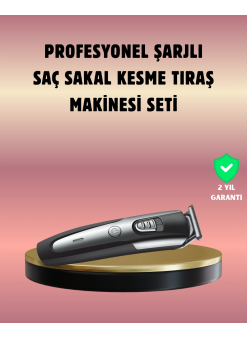 Şarjlı Saç Sakal Kesim Makinesi Detaylı Kesim İçin Hassas Başlıklı