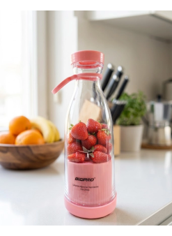 Şarjlı Taşınabilir Blender Usb Kablosuz Smoothie Yapıcı Pratik Kullanım