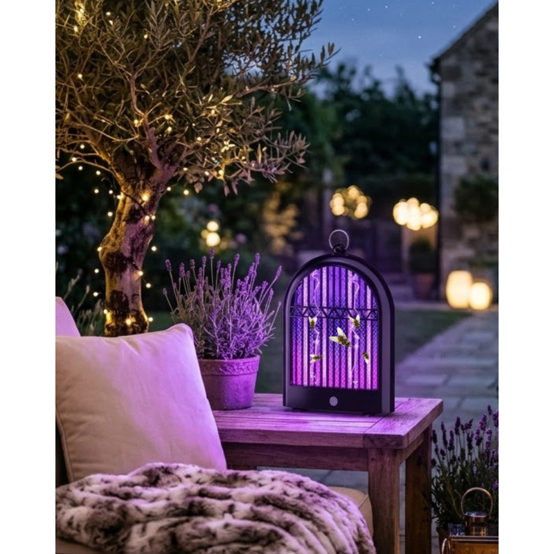 Şarjlı Uv Böcek Öldürücü Lamba Balkon Ve Bahçe İçin Uygun Şarjlı Uv Böcek Öldürücü Lamba Balkon Ve Bahçe İçin Uygun