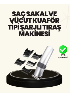 Şarjlı Ve Kablosuz Tıraş Makinesi – Her Yerde Rahat Kullanım