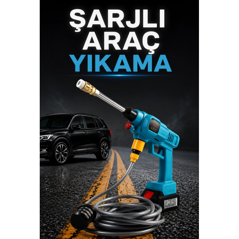 Şarjlı Ve Yüksek Basınçlı Oto Yıkama Makinesi Ve Sulama Tabancası Bahçe Yıkama Makinesi Şarjlı Ve Yüksek Basınçlı Oto Yıkama Makinesi Ve Sulama Tabancası Bahçe Yıkama Makinesi
